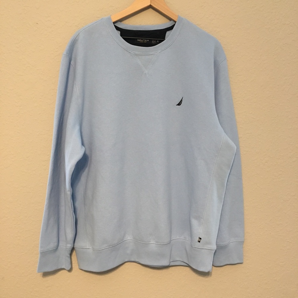Super Soft Light Blue Nautica Sweatshirt XL